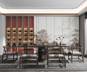 New Chinese Style Tea House-ID:190908979