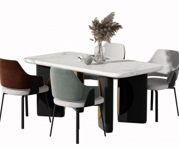 Modern Dining Table And Chairs-ID:784308952