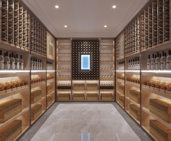 New Chinese Style Wine Cellar/Wine Tasting Room-ID:490525014