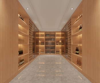 Modern Wine Cellar/Wine Tasting Room-ID:503786099