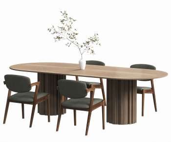 Modern Dining Table And Chairs-ID:442908059