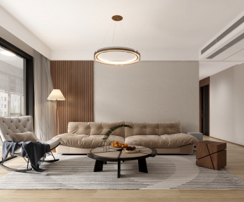 Modern Japanese Style A Living Room-ID:757014993