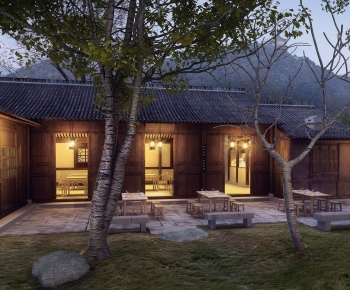 New Chinese Style Courtyard/landscape-ID:865192891