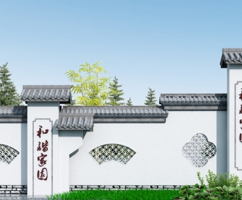 Chinese Style Building Component-ID:668500901