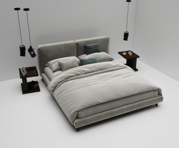 Modern Double Bed-ID:278261902