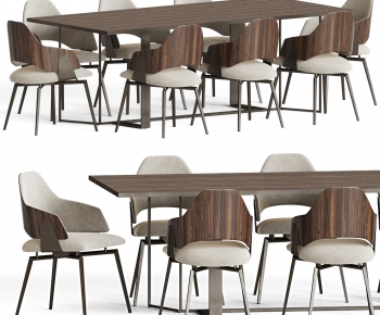 Modern Dining Table And Chairs-ID:982534896