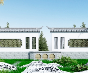 Chinese Style Building Component-ID:385536914