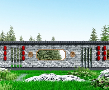 Chinese Style Building Component-ID:973344091