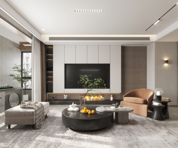 Modern A Living Room-ID:384772061