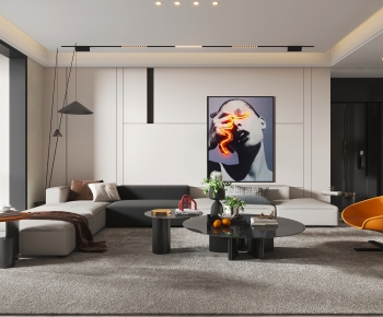 Modern A Living Room-ID:223081118