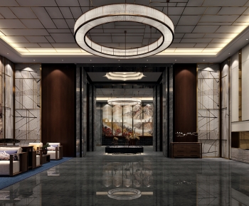 New Chinese Style Lobby Hall-ID:305444961