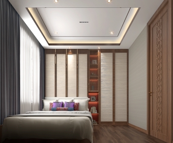 Southeast Asian Style Bedroom-ID:440732961