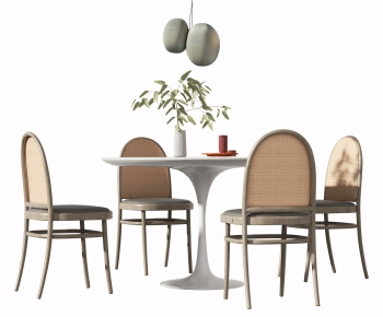 Nordic Style Dining Table And Chairs-ID:480195052