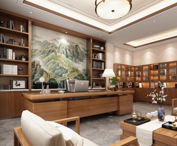 Chinese Style Manager's Office-ID:822662127