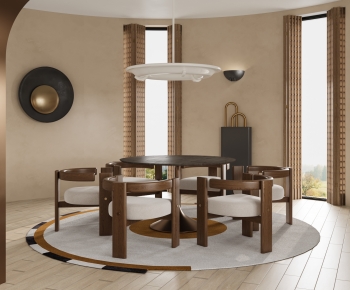 Modern Wabi-sabi Style Dining Room-ID:299948938