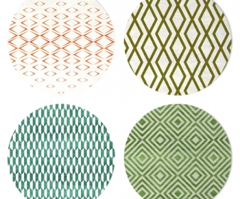 Modern Circular Carpet-ID:633455041
