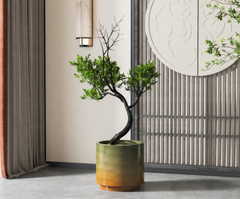 New Chinese Style Potted Green Plant-ID:476697929