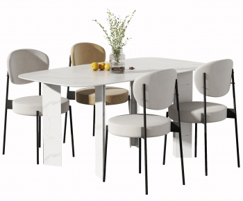 Modern Dining Table And Chairs-ID:612346892