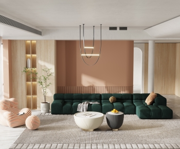Modern A Living Room-ID:410676001
