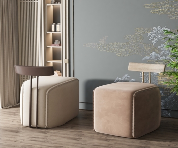 New Chinese Style Sofa Stool-ID:786894084