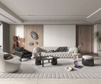 Modern A Living Room-ID:299843079