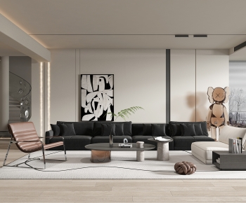 Modern A Living Room-ID:561459066