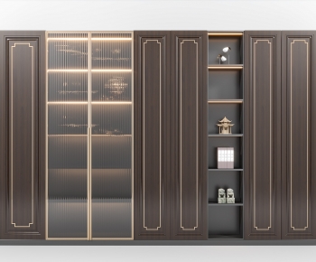 New Chinese Style Wine Cabinet-ID:706262112