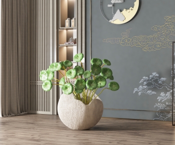 New Chinese Style Potted Green Plant-ID:827014928