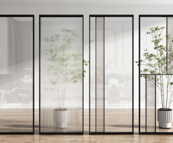 Modern Glass Screen Partition-ID:335457099