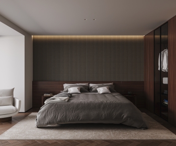 Modern Wabi-sabi Style Bedroom-ID:544200904
