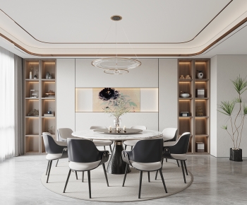 New Chinese Style Dining Room-ID:800362116
