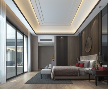 New Chinese Style Bedroom-ID:977169991
