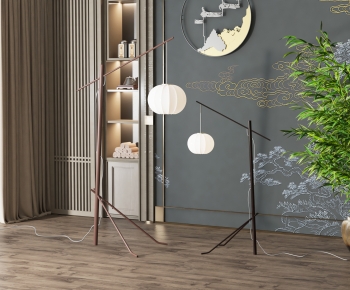 New Chinese Style Floor Lamp-ID:458869956