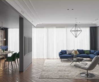 Modern A Living Room-ID:222028977