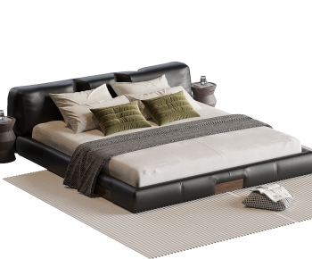 Modern Double Bed-ID:194335942