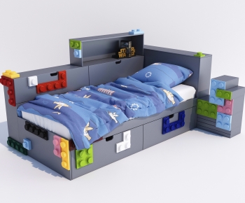 Modern Child's Bed-ID:946121938