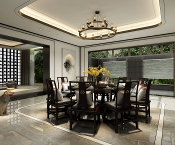 New Chinese Style Dining Room-ID:795932059