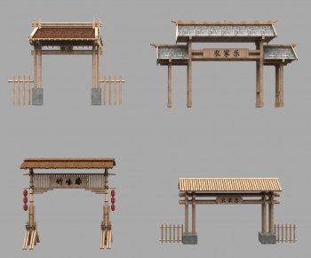 Chinese Style Building Component-ID:236958036