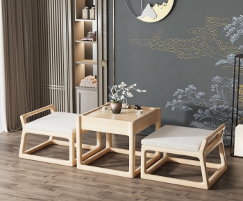 New Chinese Style Tea Tables And Chairs-ID:195995091