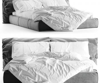 Modern Double Bed-ID:514071011