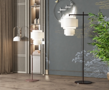 New Chinese Style Floor Lamp-ID:404503119