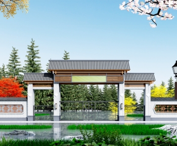 Chinese Style Building Component-ID:152003057