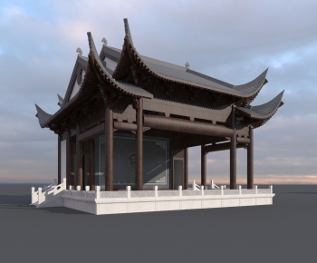 Chinese Style Ancient Architectural Buildings-ID:620104074