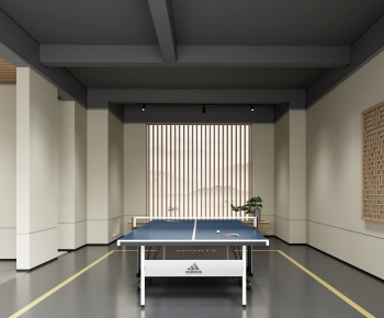新中式乒乓球室-ID:670182947