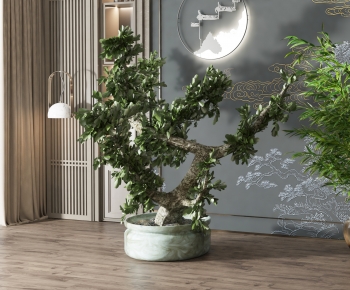 New Chinese Style Potted Green Plant-ID:963675029