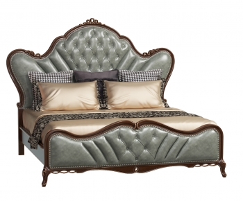 European Style Double Bed-ID:716084009