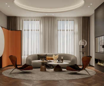 Modern A Living Room-ID:285759042