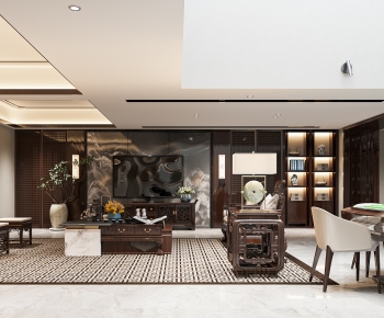 Chinese Style A Living Room-ID:359118946