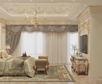European Style Classical Style Bedroom-ID:433299064