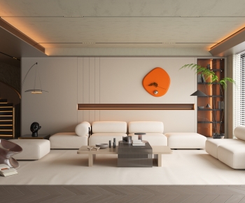 Modern A Living Room-ID:659570934